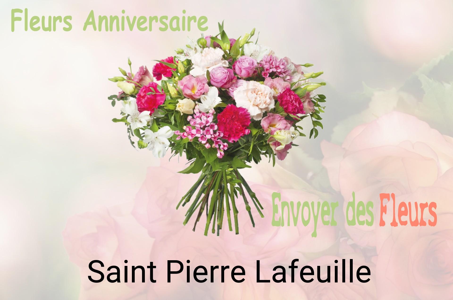 Bouquet de fleurs d’anniversaire livré à Saint-Pierre-Lafeuille