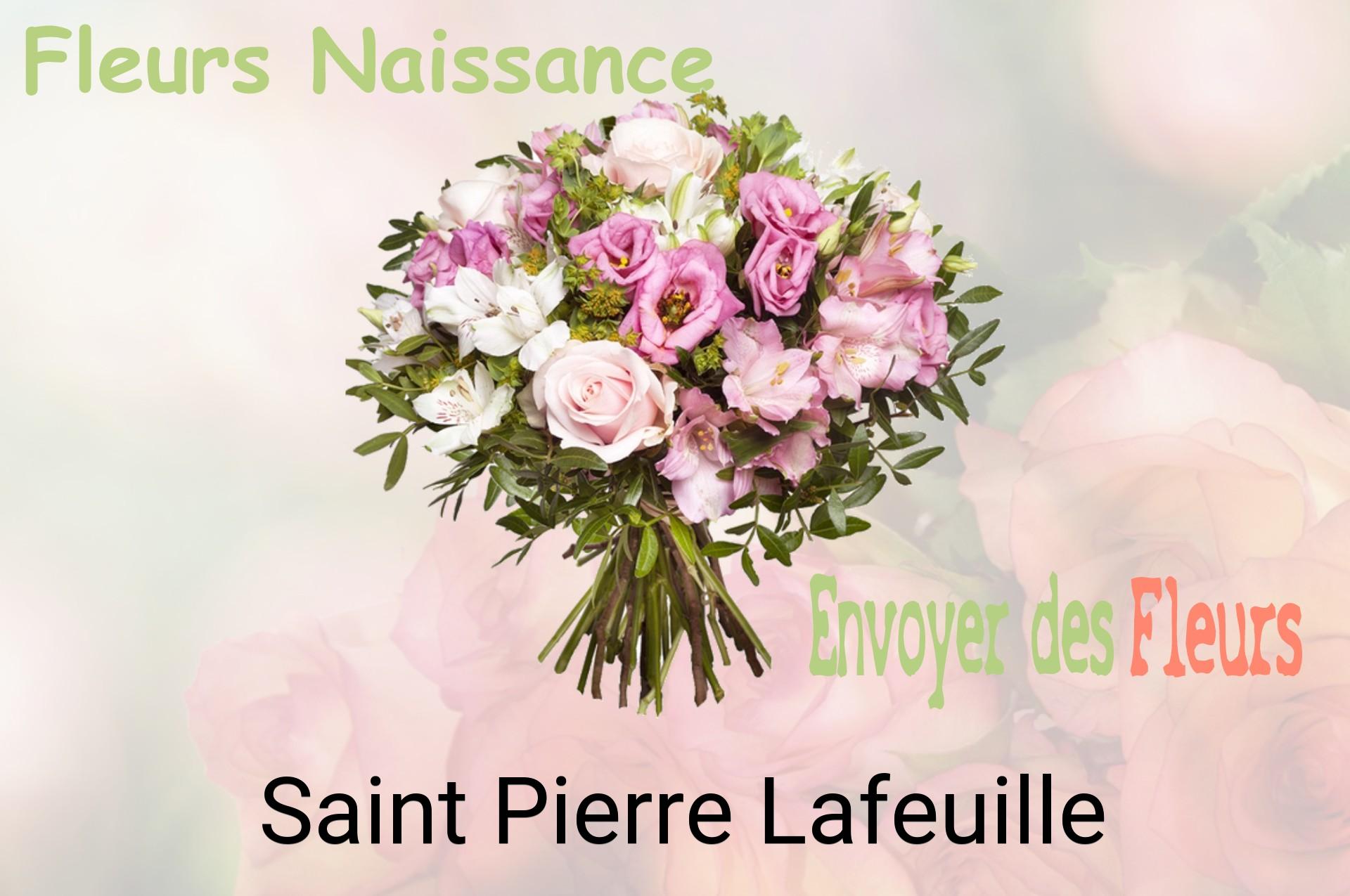 Bouquet de fleurs de naissance livré à Saint-Pierre-Lafeuille